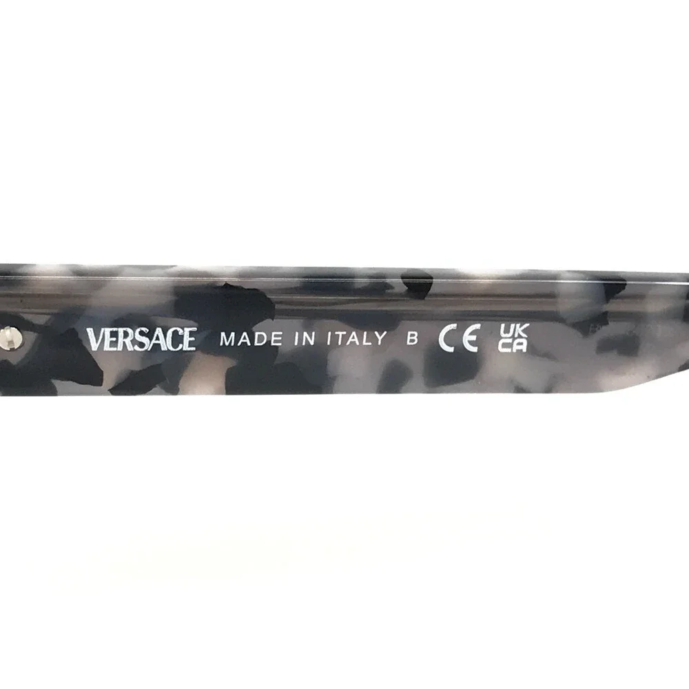 Versace Eyeglasses Frames MOD.3380 5546 Tortoise Rectangle Full Rim 56-17-145